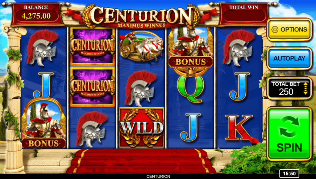 Centurion Slot Demo Features