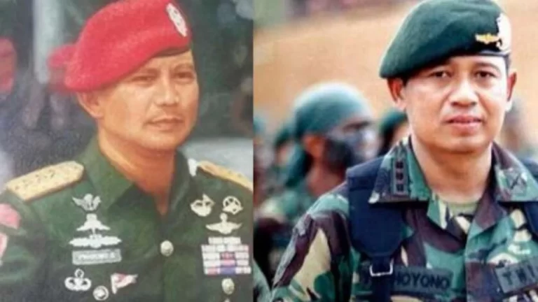 pangkat terakhir prabowo dan sby